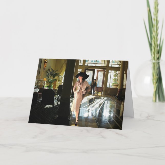 Vedas virtueller Urlaub, Driskill Hotel, Austin TX Karte (Vorderseite)