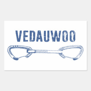 Vedauwoo Klettern Quickziehung Rechteckiger Aufkleber