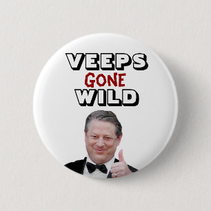 Veeps wild gegangen: Al Gore Button