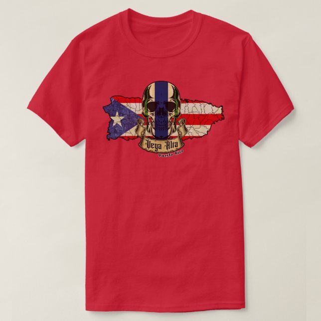 Vega Alta Isla de Puerto Rico T-Shirt (Design vorne)