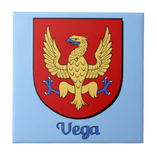 Vega Family Shield Decorative Tile Fliese