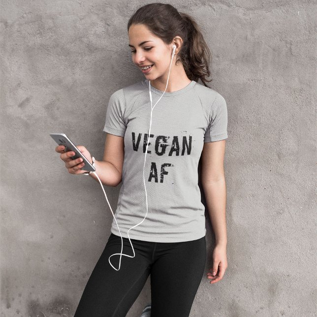 Vegan AF Funny T-Shirt (Von Creator hochgeladen)
