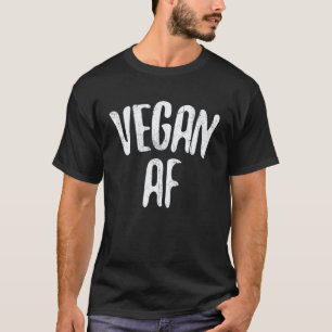 Vegan AF-Shirt Erwachsene Männer Frauen Vegan Vege T-Shirt