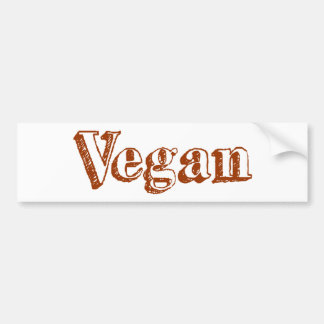 Vegan Autoaufkleber