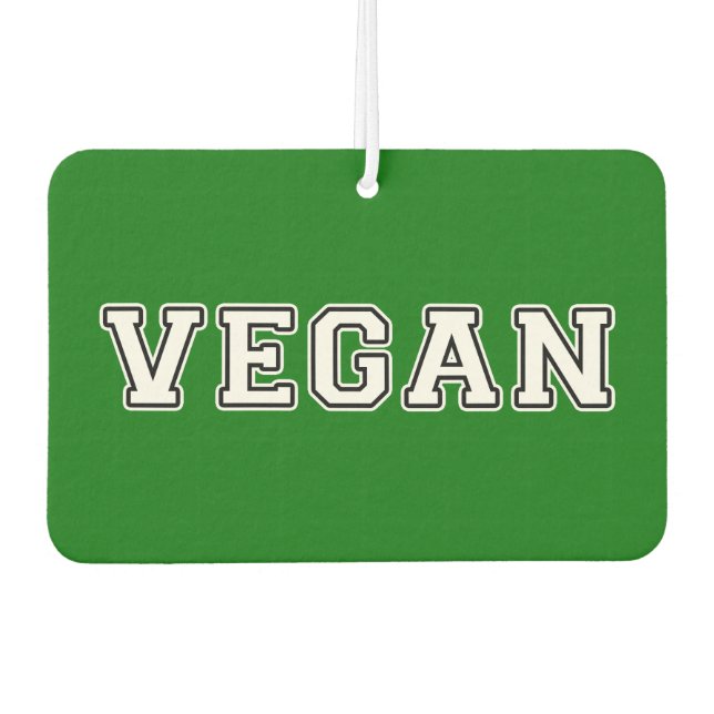 Vegan Autolufterfrischer (Vorderseite)