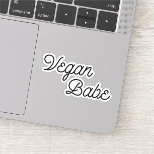 Vegan Babe Aufkleber