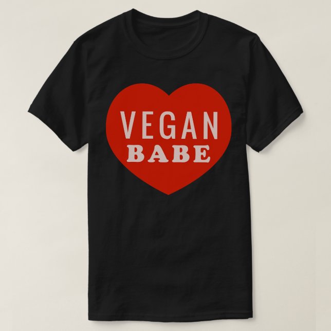 Vegan Babe T-Shirt (Design vorne)