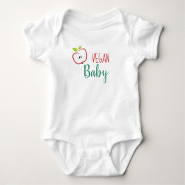 Vegan Baby Niedlich Apple Strampler