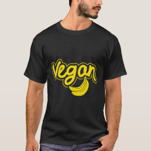 Vegan Banana Funny Frucht Vegetarier T-Shirt