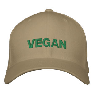 VEGAN BESTICKTE BASEBALLKAPPE