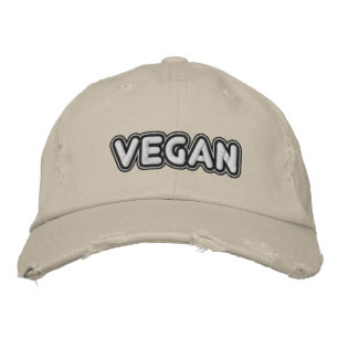 Vegan Bestickte Kappe