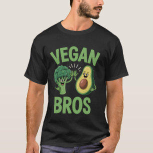 Vegan Bros Lustiger Brokkoli Avocado T-Shirt