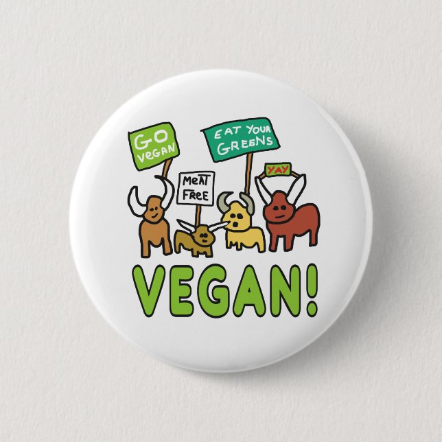 Vegan Button (Vorderseite)