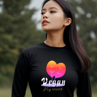 Vegan: Das Geheimnis des weiblichen T - Shirt