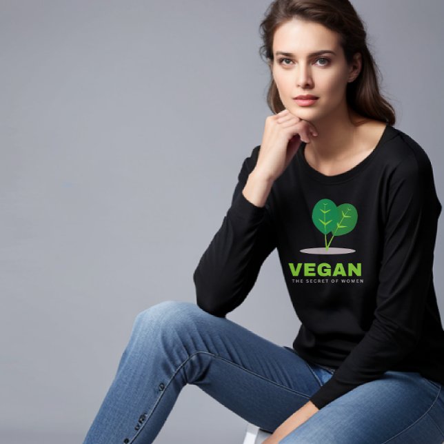 Vegan: Das Geheimnis des weiblichen T - Shirt (Von Creator hochgeladen)
