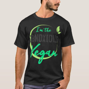 Vegan das unübersehbare, auf der Pflanze basierend T-Shirt