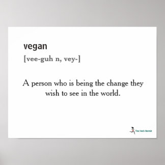 Vegan-Definition-Poster Poster
