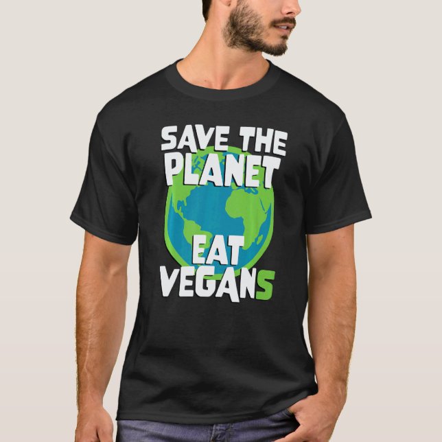 Vegan essen T-Shirt (Vorderseite)