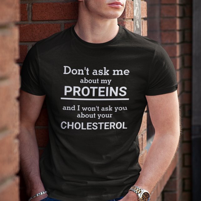 Vegan frag mir nicht von meinem Protein personalis T-Shirt (Von Creator hochgeladen)