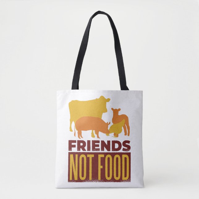 VEGAN - FREUND-NICHT NAHRUNG (Vorderseite)