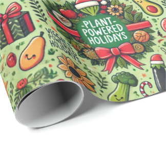 Vegan-Friendly Christmas Wrapping Paper Geschenkpapier