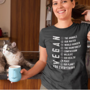 Vegan für alle Pflanze T-Shirt