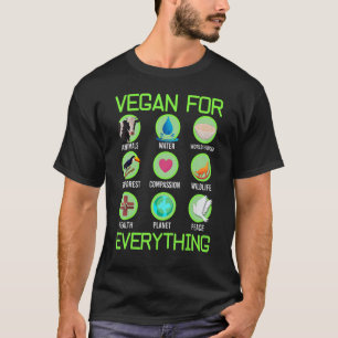 Vegan für alles Stolzer Veganer 4 T-Shirt