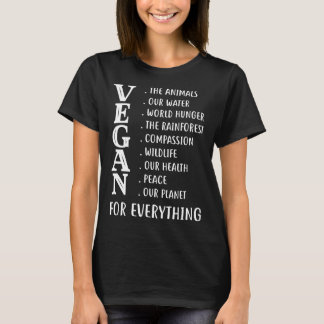 Vegan für alles Vegetarische T-Shirt