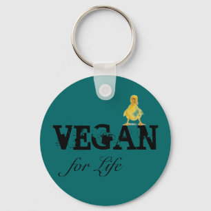 Vegan für den Schlüsselanhänger Leben