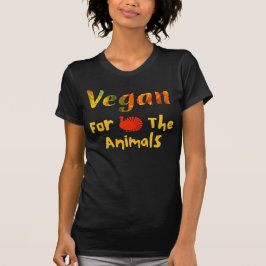 Vegan für den T - Shirt der Tiere, Tierschutzbesti