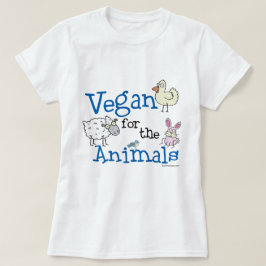 Vegan für den T - Shirt Tiere