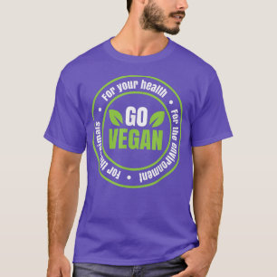 Vegan für die Ernährung von Tieren auf der Grundla T-Shirt