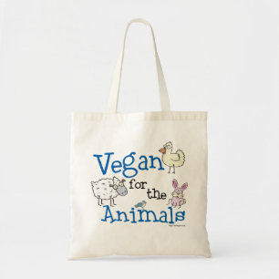Vegan für die Tiere Tragetasche