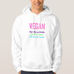 VEGAN, für menschliche Gesundheit, für den Hoodie