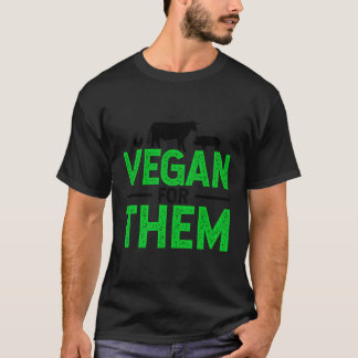 Vegan für sie Kühe Schweinehähnchen ohne Fleischha T-Shirt