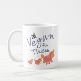 Vegan für Tiere Tasse