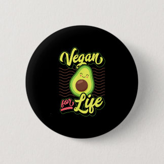Vegan fürs Leben süßer pro-vegan kawaii Avocado-Li Button