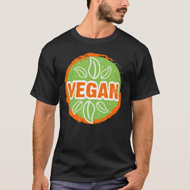 Vegan gehen T-Shirt (Vorderseite)