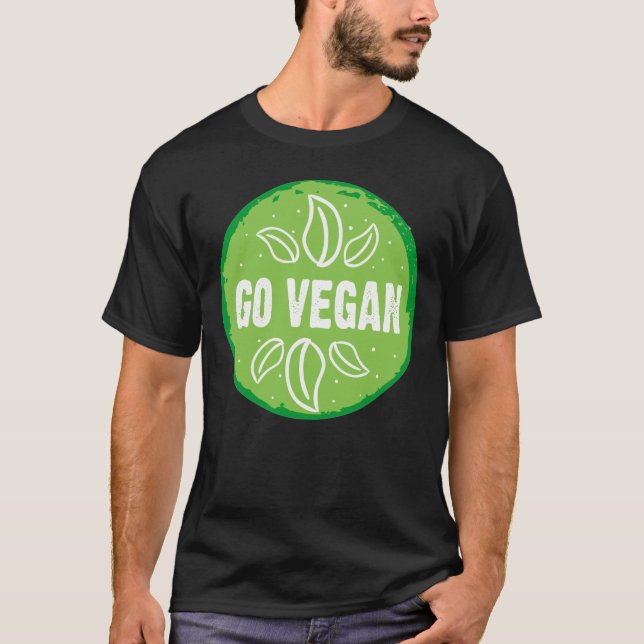 Vegan gehen T-Shirt (Vorderseite)