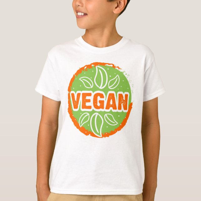 Vegan gehen T-Shirt (Vorderseite)