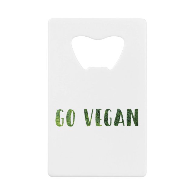 Vegan Geldbeutel Flaschenöffner (Vorderseite)