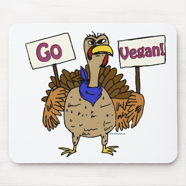 Vegan - Gespräche mit der Türkei Mousepad (Vorne)