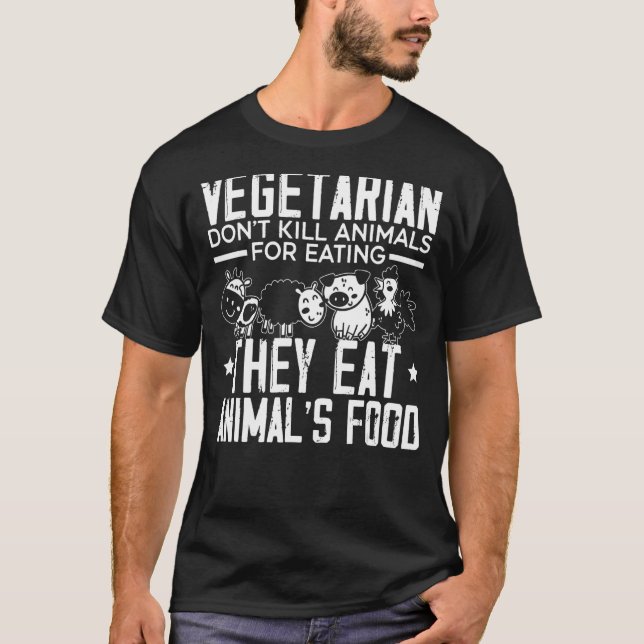 Vegan gesunder Vegetarismus Vegetarier T-Shirt (Vorderseite)