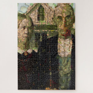 Vegan Gothic Fine Art Spoof Puzzle