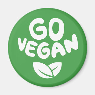 Vegan grün magnet