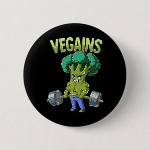 Vegan Gym Bodybuilding Vegains Button