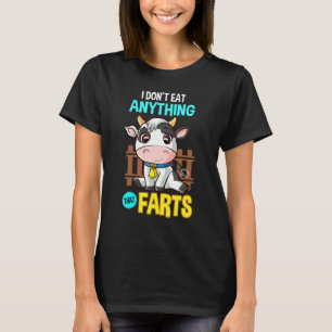 Vegan Ich Esse Nichts, Was Eine Kuh Furzt Vegetari T-Shirt