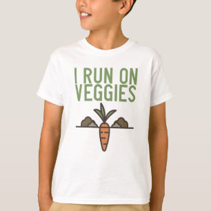 Vegan - Ich Laufe Auf Gemüse T-Shirt
