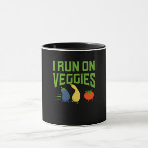 Vegan - Ich laufe auf Veggies Tasse