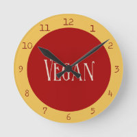 Vegan in a Red Circle